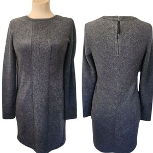 LOU & GREY 🔖NWT! Charcoal Grey Long Sleeve Sweater Dress - Size S